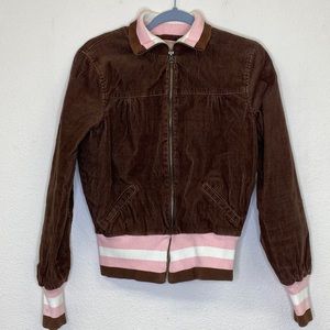 Twenty One Corduroy Bomber Jacket Size Small